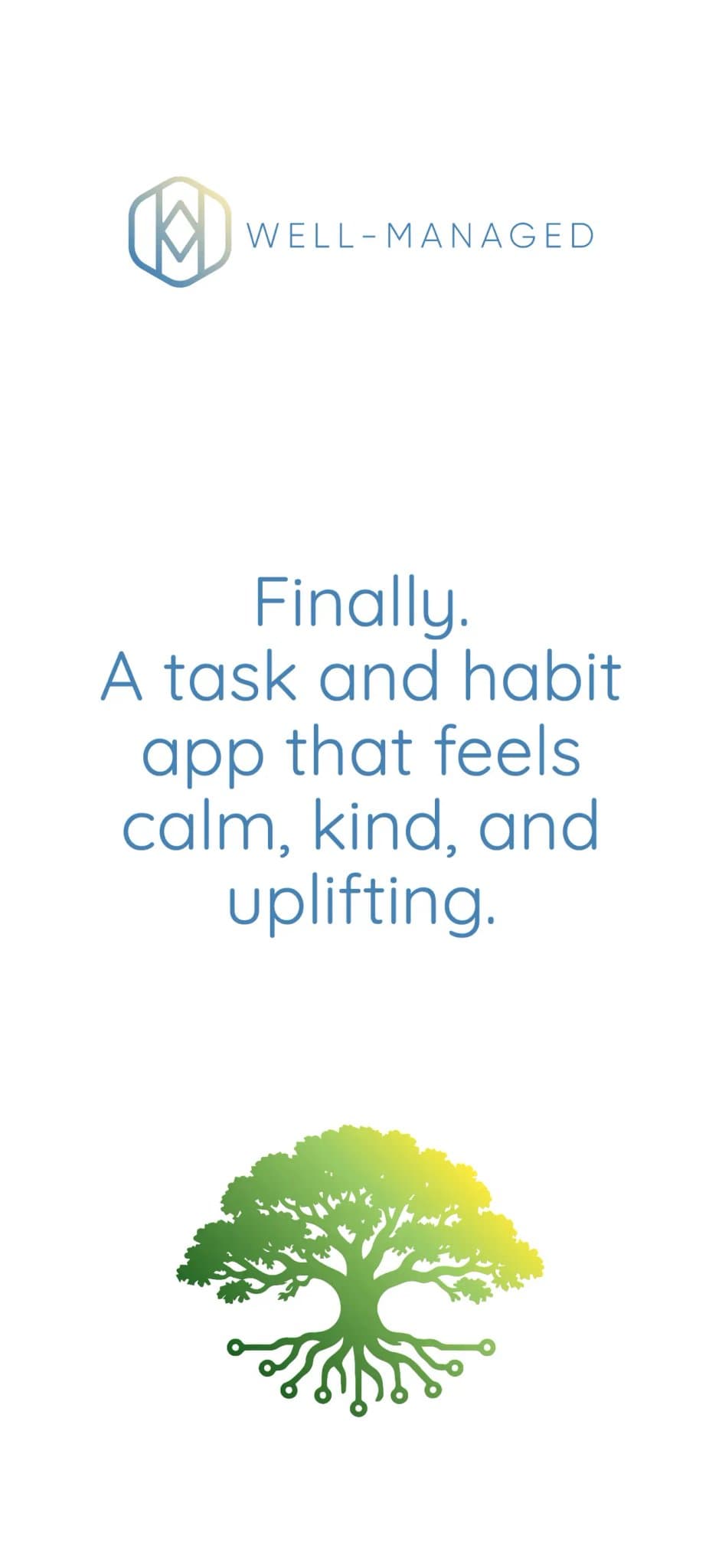 Well-Managed app screenshot